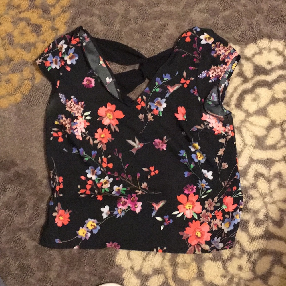Cropped dress shirt